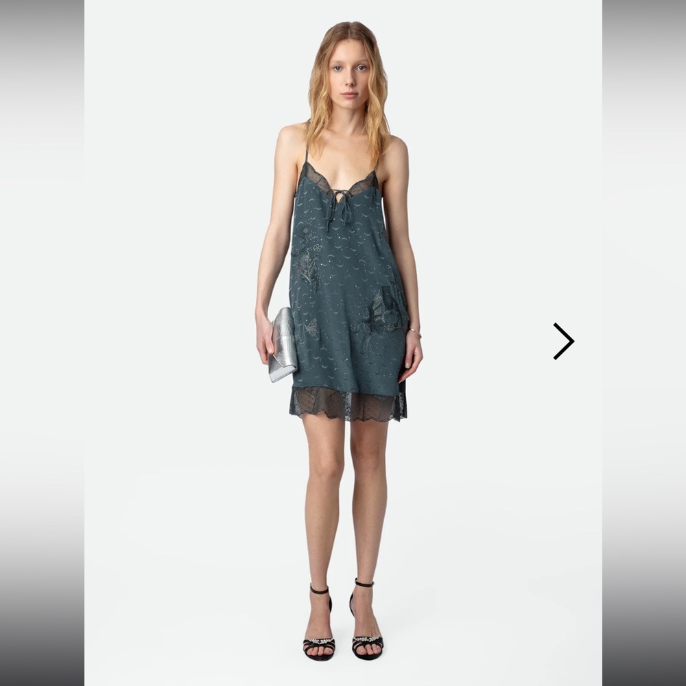Zadig & Voltaire Calissa Silk Jacquard Dress XS